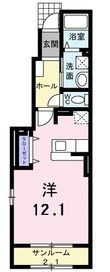 サンライズ 倉吉の間取図