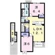 メゾン ボヌールⅠの間取図