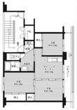 ビレッジハウス秋喜2号棟の間取図