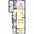 プルメリアⅡの間取図