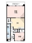 アーバンハイツ大橋の間取図