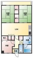 アーバンハイツ大橋の間取図