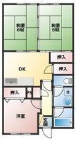アーバンハイツ大橋の間取図