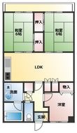 アーバンハイツ大橋の間取図