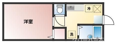 拡大写真:グランシャトー吉原北棟 3階305の間取り