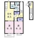コスモハイツ Cの間取図