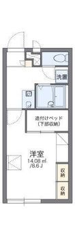 写真:レオパレスキララ 1階101の間取図