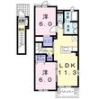 ラブリーフレンドBの間取図