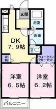 コスモハイツ Cの間取図