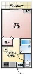 ビリオネア秋山Cの間取図