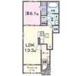 ウェルリッチ善通寺 Ⅰの間取図