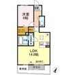 フェリスコート B棟の間取図