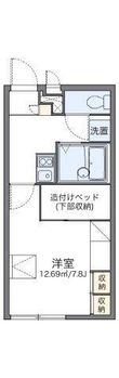 レオパレス久米東の間取図
