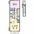 カーサ フェリーチェ Ⅱの間取図