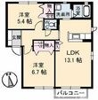 ハピネス B棟の間取図