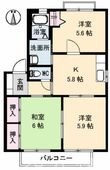 サンモール・メゾンの間取図