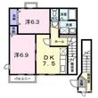 メゾンリゾナーレコトブキ Bの間取図
