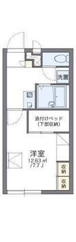 レオパレスブレッツァの間取図