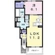 サンリッチⅠ Aの間取図