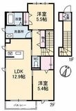 メイソン ブランシュ B棟の間取図