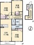 シャーメゾン響の間取図