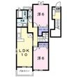 エスタシオン Aの間取図