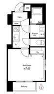 ブランヴェール南千住の間取図
