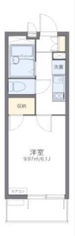 レオパレスラッキーの間取図