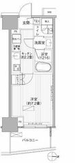ヒューリックレジデンス新御茶ノ水の間取図