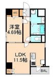 プライムコート蔵前の間取図