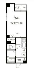 ブリヂネル堀留の間取図