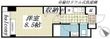 メゾン・ド・ヴィレ日本橋中洲の間取図