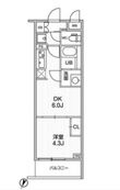 LIMERESIDENCE HIKIFUNEの間取図