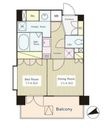 コートラクリア京橋の間取図