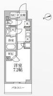 レジディア新御徒町Ⅱの間取図