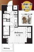 オープンレジデンシア銀座二丁目の間取図
