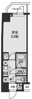 S-RESIDENCE清澄白河の間取図