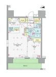 ＳＫＹＣＯＵＲＴ　Ｄ－ｉｂｅｒｔｅ　ＡＳＡＫＵＳＡの間取図