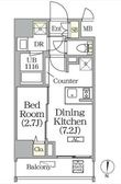 ボアビスタ上野御徒町の間取図