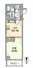 XEBEC押上の間取図
