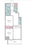 ドゥーエ入谷Ⅰの間取図