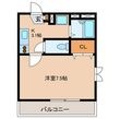 メゾンユタカの間取図