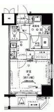 ライジングプレイス錦糸町三番館の間取図