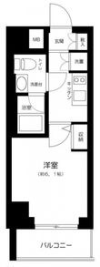 プレール・ドゥーク銀座EAST Ⅱの間取図