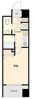 エクセリア日本橋箱崎の間取図