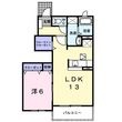 RiverSide東祥Bの間取図