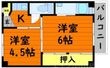 ソラーナ川辺 Ⅱ号棟の間取図
