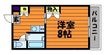 ライフコートの間取図