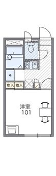 レオパレスオクソノアピテの間取図