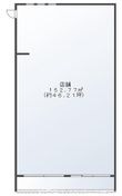 安城市大山町貸店舗の間取図
